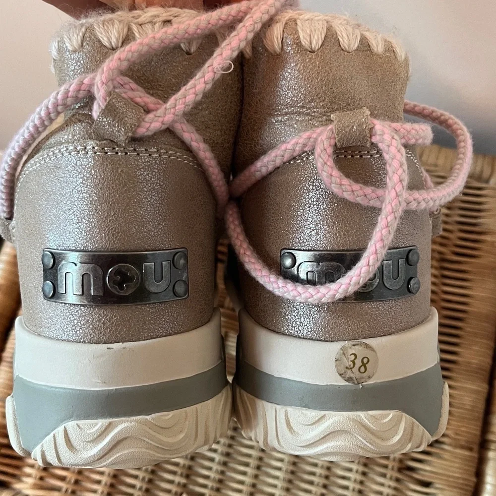MOU Trainer Scoubidou Lace Size EU 38 or 7 US NWT